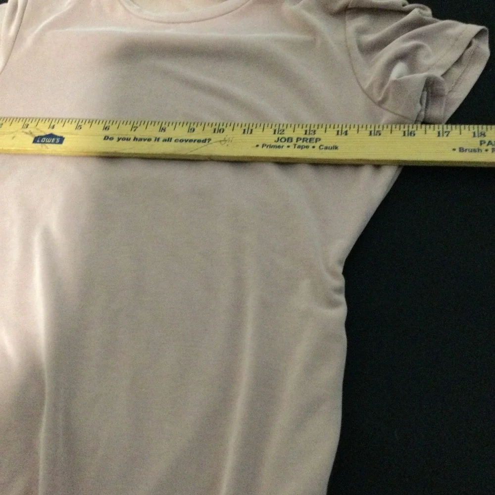 Express Ruched Bodycon T Shirt Dress Beige XS Short Sleeve Casual Everyday‎